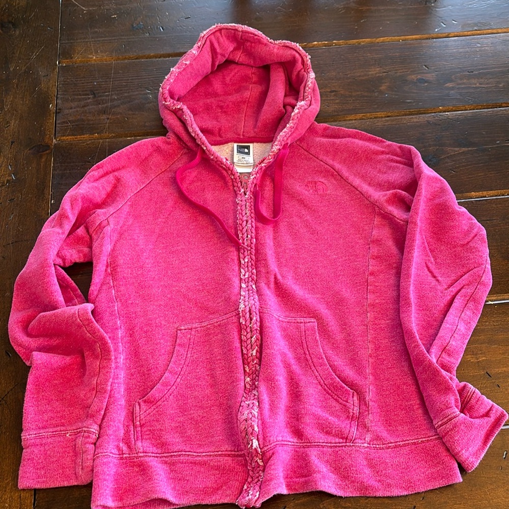 The North Face size medium pink hoodie
